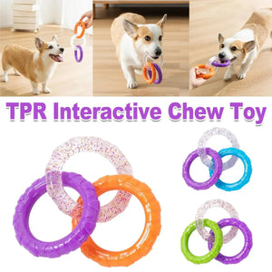 Durable TPR Interactive Dog Chew Toy Fun & Safe for Dogs
