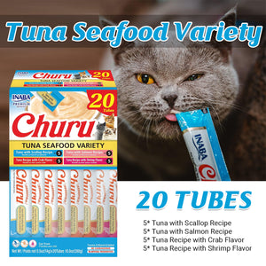 Churu Tuna And Seafood Variety Box Cat Treats