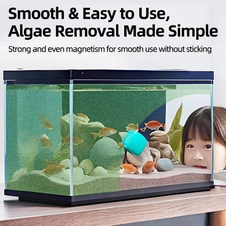 Mini magnetic aquarium glass cleaner for glass up to 10mm – product view 13