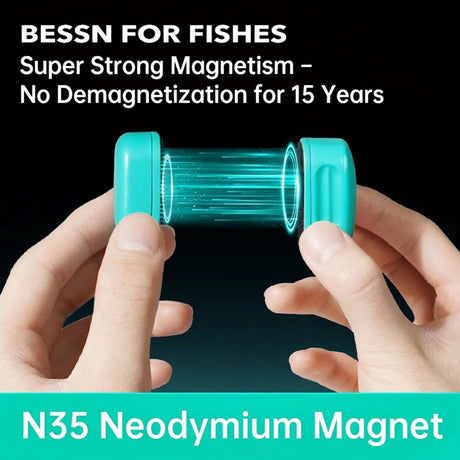Mini magnetic aquarium glass cleaner for glass up to 10mm – product view 8