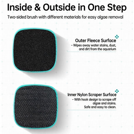 Mini magnetic aquarium glass cleaner for glass up to 10mm – product view 11