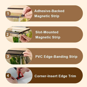 Fish Tank Cover Anti-Jump Net with Magnetic Mount (40 x 60 cm)