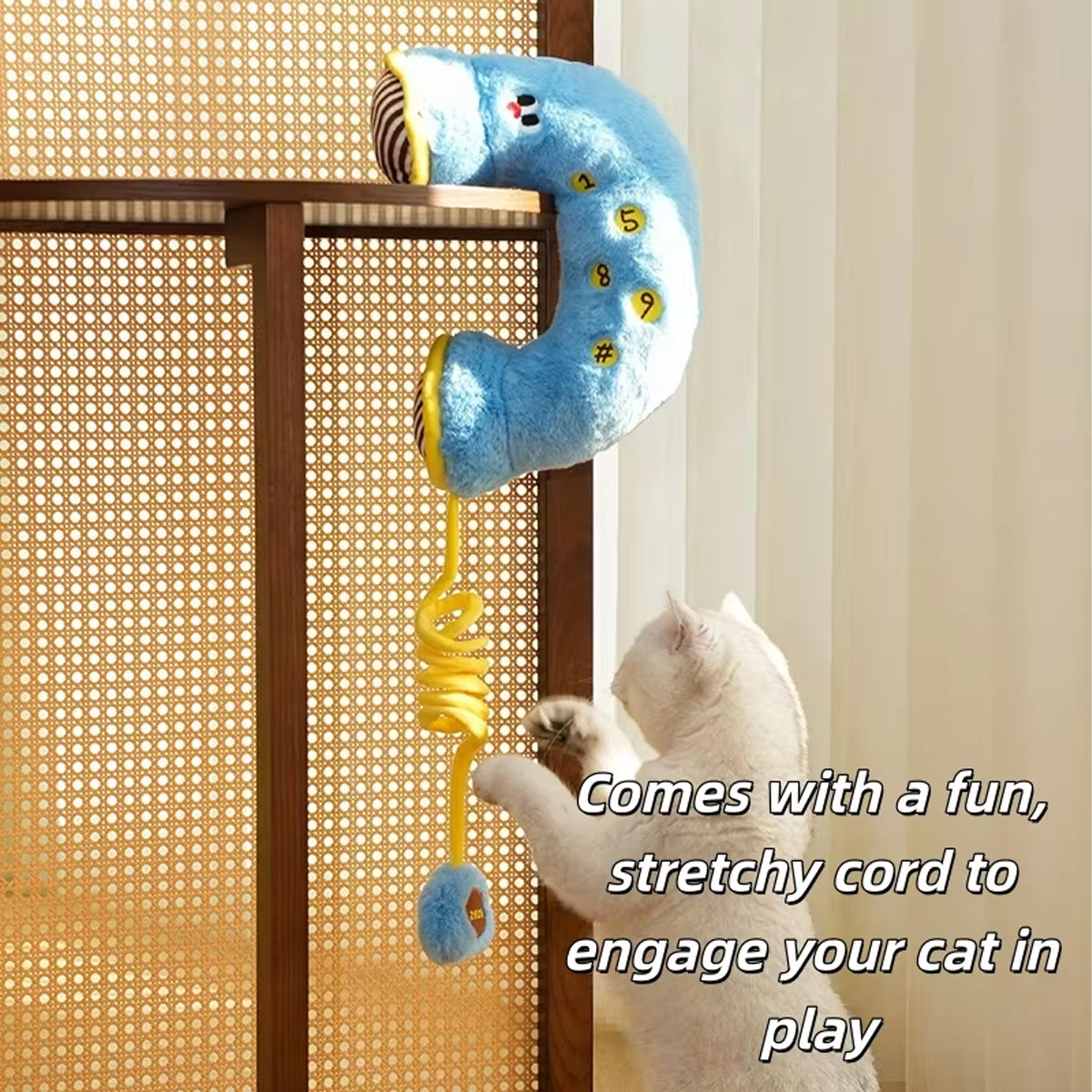 Retro Phone Dog Plush Toy