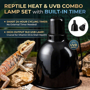 Reptile Lamp Shade Timer - Cleen Turtle Drying Backlight (A/B/C)