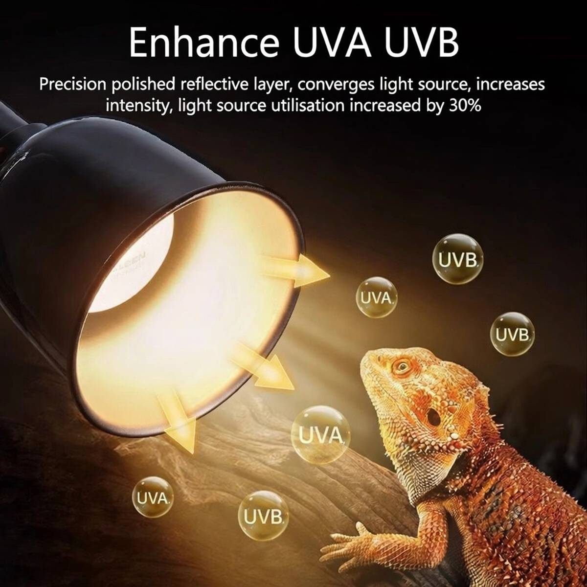 Reptile Lamp Shade Timer - Cleen Turtle Drying Backlight (A/B/C)