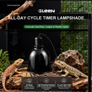 Reptile Lamp Shade Timer - Cleen Turtle Drying Backlight (A/B/C)
