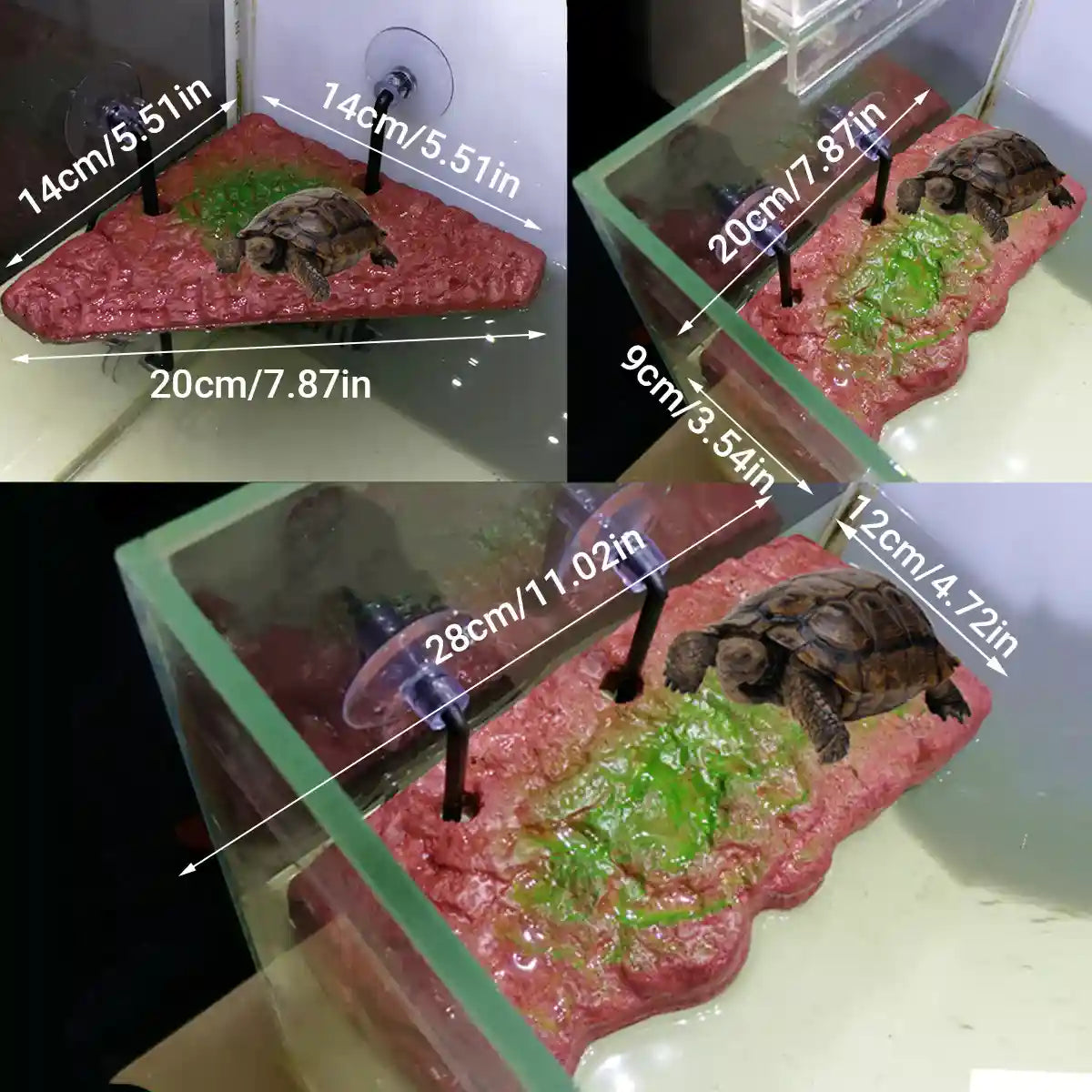 Pet Turtle Sunning Platform For Deep Water Tanks