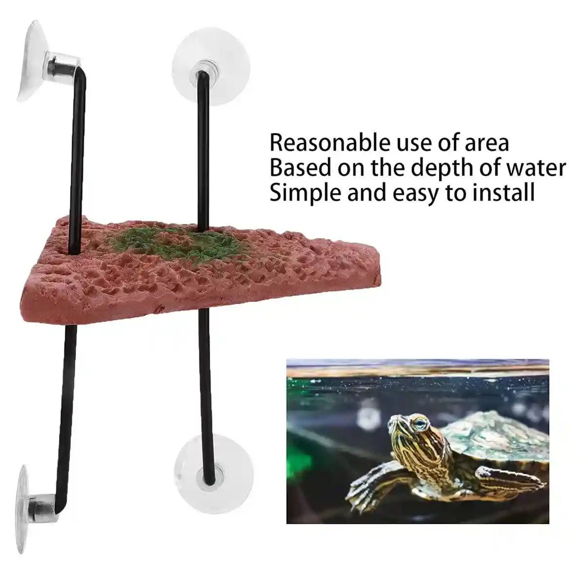 Pet Turtle Sunning Platform For Deep Water Tanks