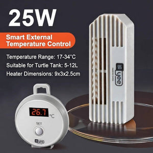 Turtle Tank Heater - Smart Digital Display Heating Rod (25W/50W)