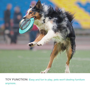 UFO Pet Treat Toy Interactive Food Dispenser for Dogs & Cats