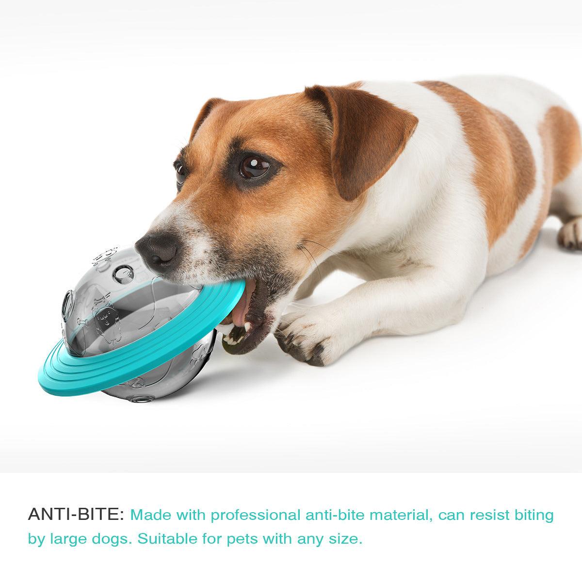 UFO Pet Treat Toy Interactive Food Dispenser for Dogs & Cats