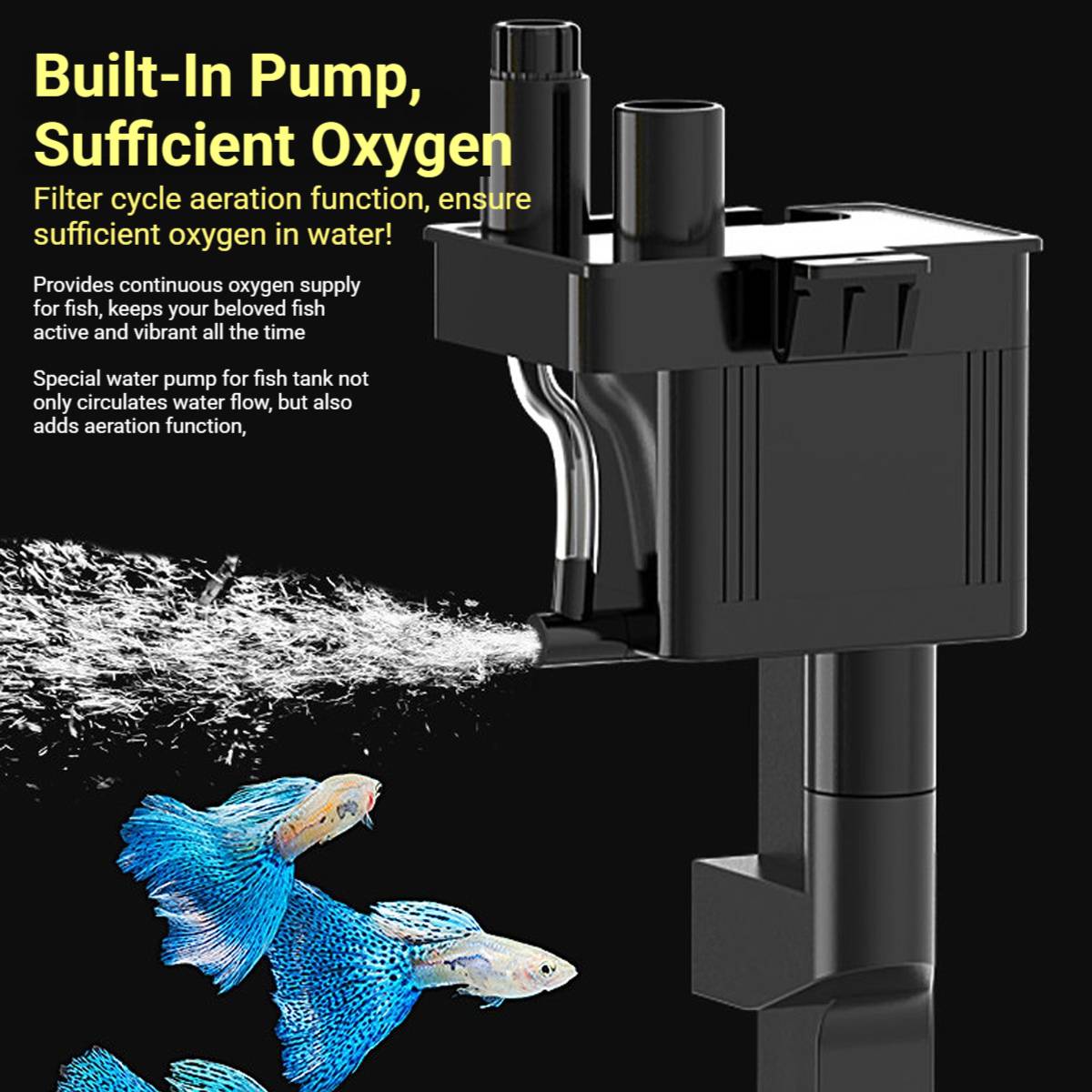 Ultra-White Fish Tank with Oxygenation - Living Aquarium (380/480B)