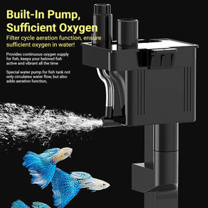 Ultra-White Fish Tank with Oxygenation - Living Aquarium (380/480B)
