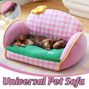 Multi Colour Pet Sofa Bed Removable and Washable for Pets Resting Playing Use