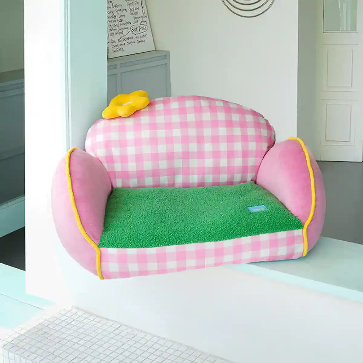 Multi Colour Pet Sofa Bed Removable and Washable for Pets Resting Playing Use