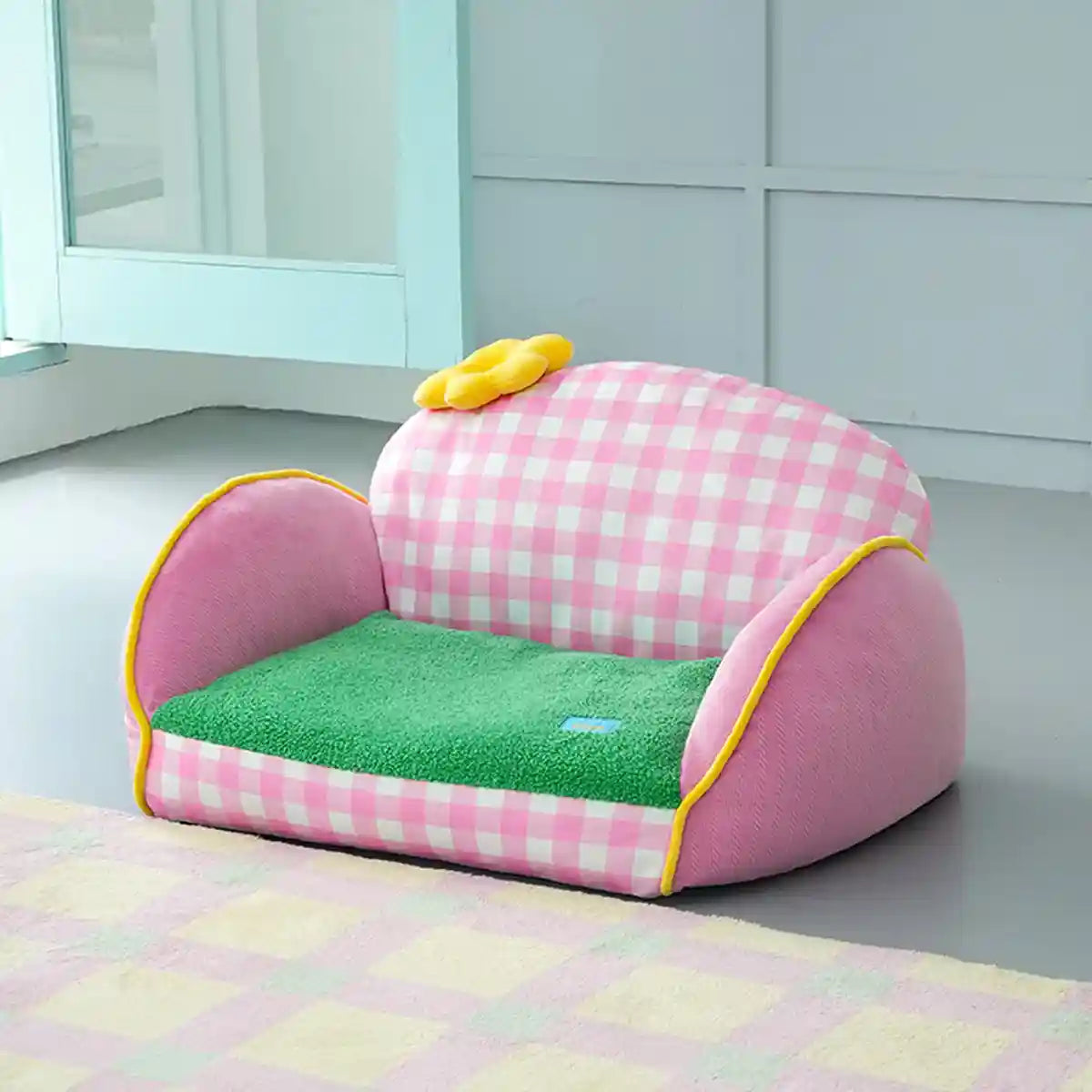 Multi Colour Pet Sofa Bed Removable and Washable for Pets Resting Playing Use