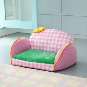 Multi Colour Pet Sofa Bed Removable and Washable for Pets Resting Playing Use