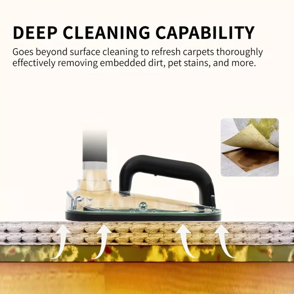 32 to 35mm Carpet Pet Hair Vacuum Brush Head
