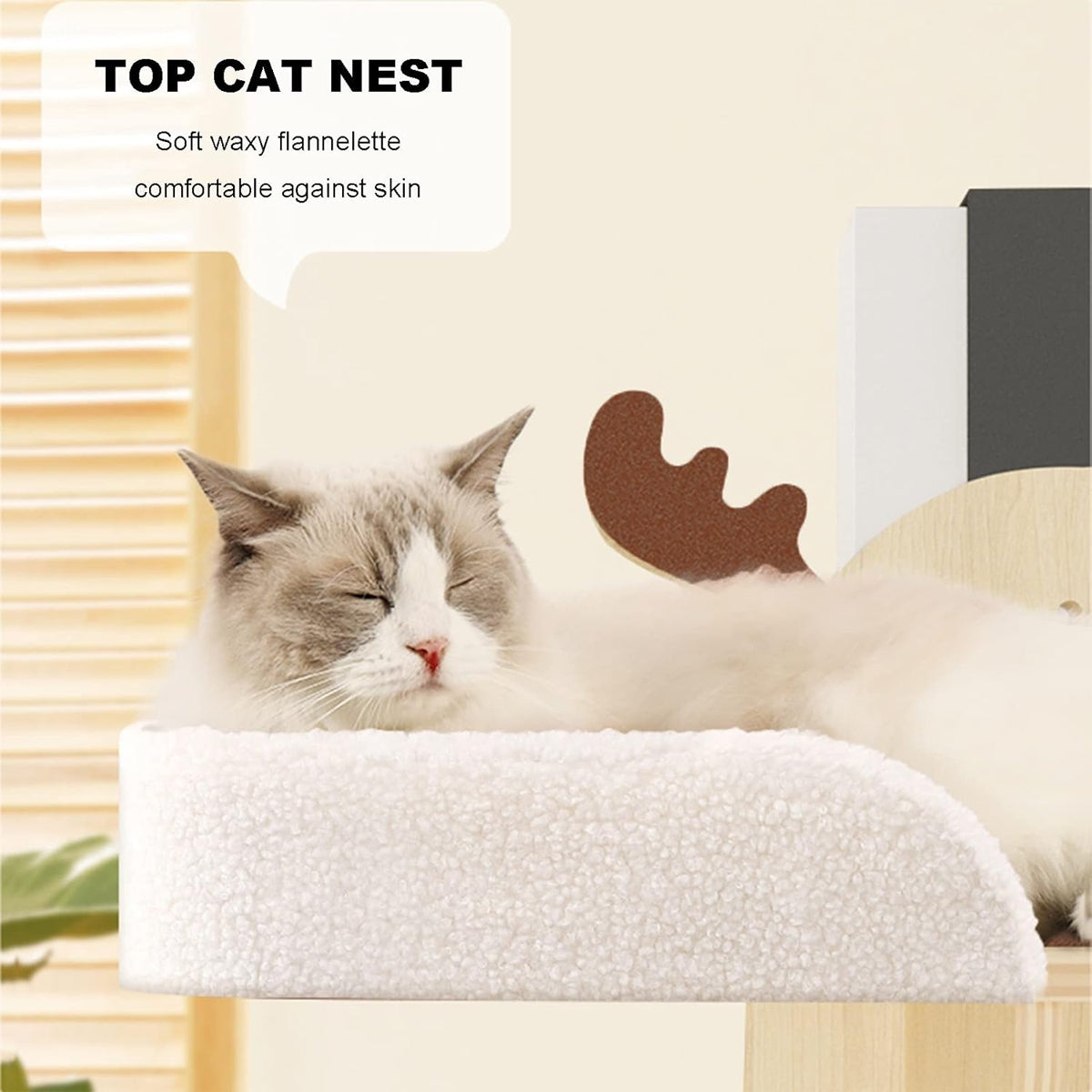 Wall Mounted Cat Tree for Door Installation
