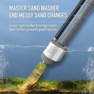 20W Electric Fish Tank Gravel Cleaner Pump