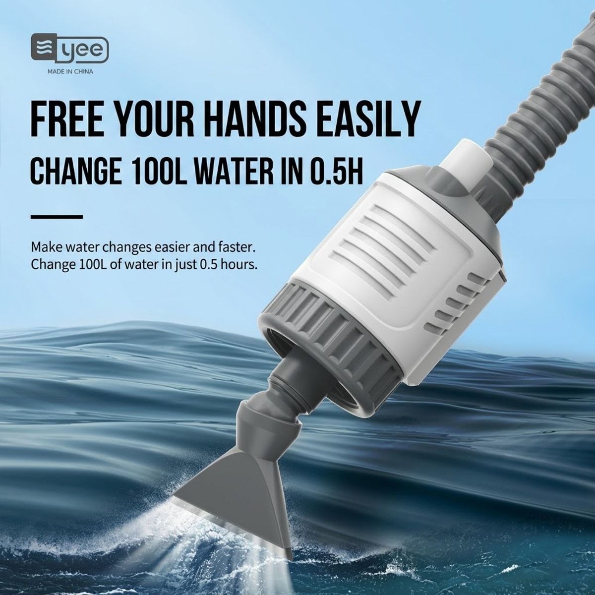 20W Electric Fish Tank Gravel Cleaner Pump