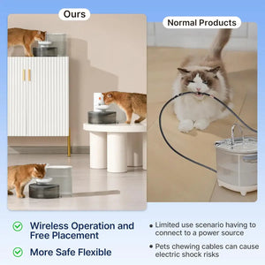 Smart Pet Water Fountain With Auto Pouring System