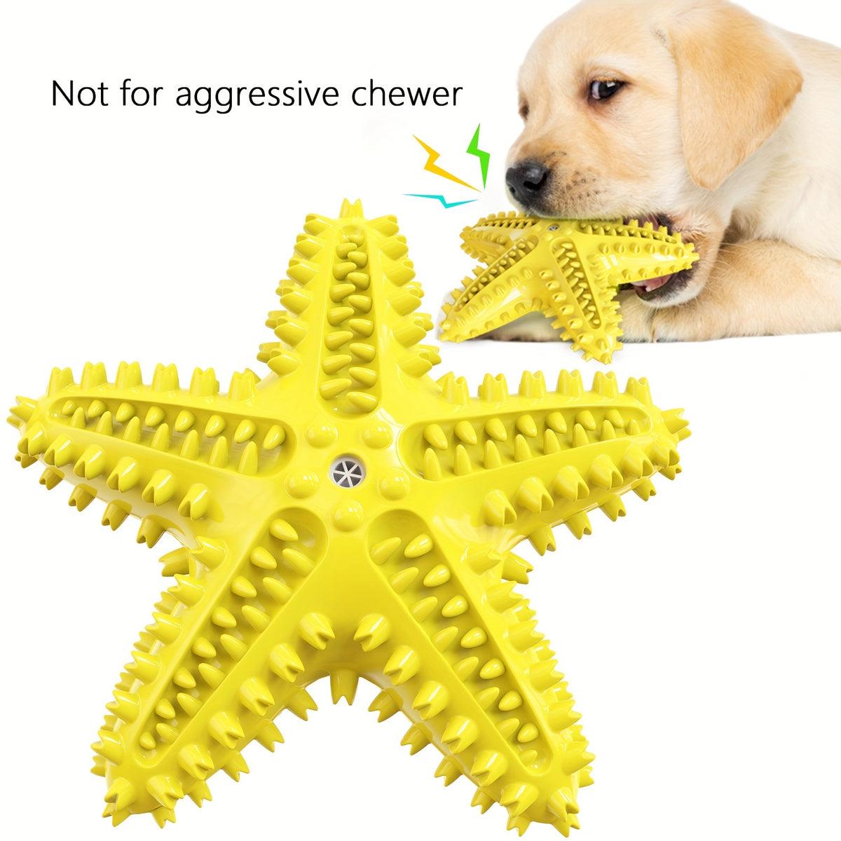 Squeaky Pet Chew Toy Durable Starfish Design for Dogs
