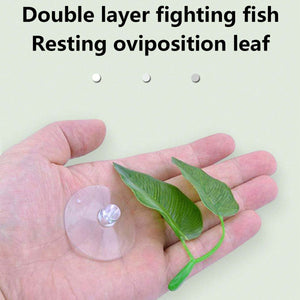 4pcs Artificial Betta Fish Leaves Artificial Aquarium Plants
