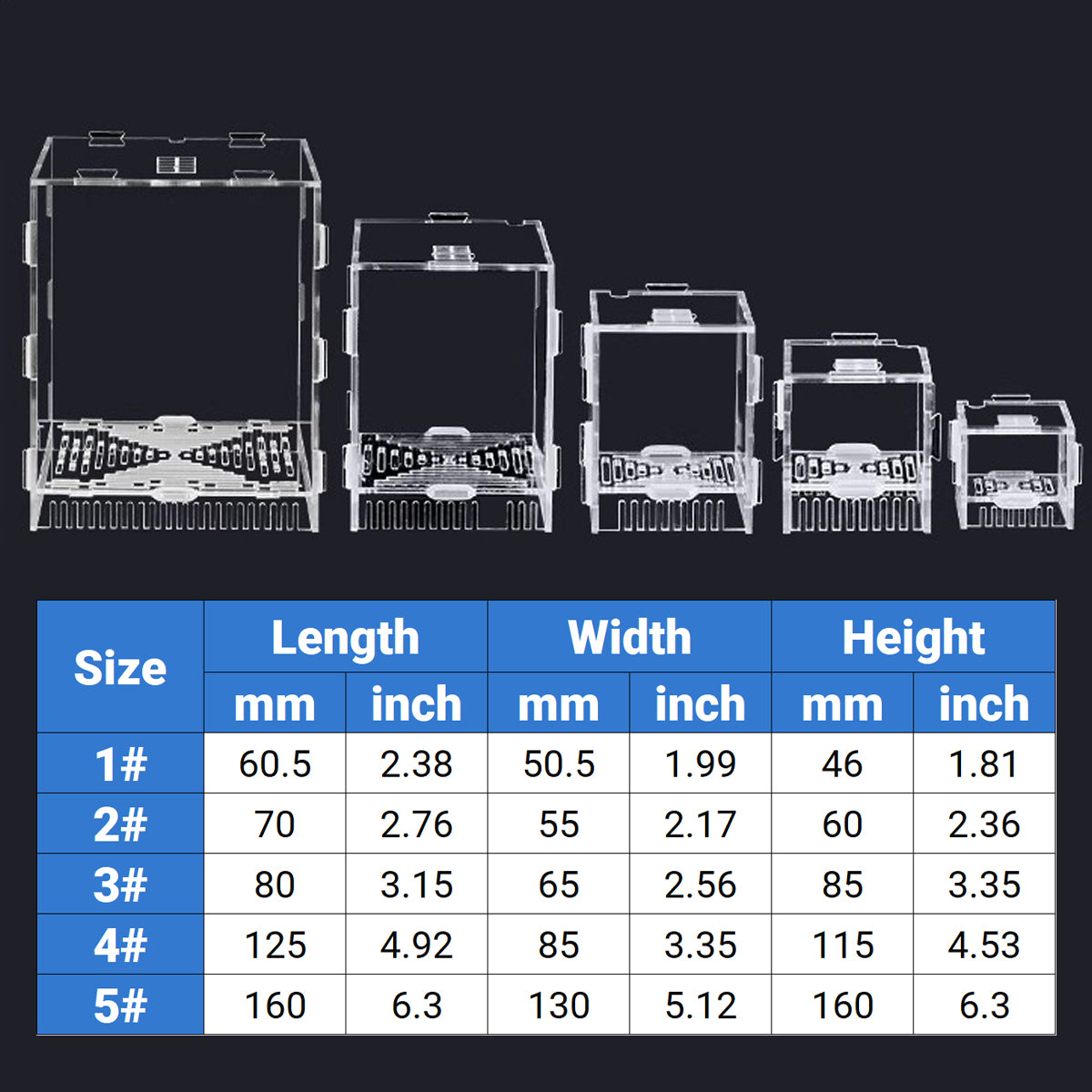 Water Pump Isolation Cover Clear Acrylic Protective Pump Box