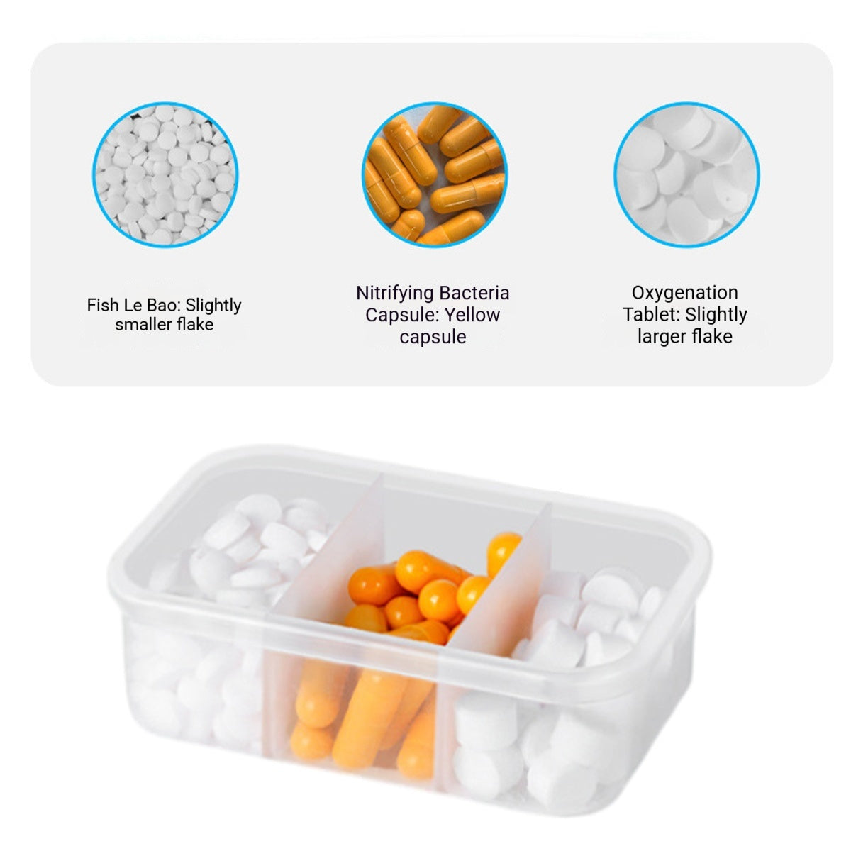 BESSN 3-in-1 Aquarium Water Conditioner Tablets for Fish Tanks