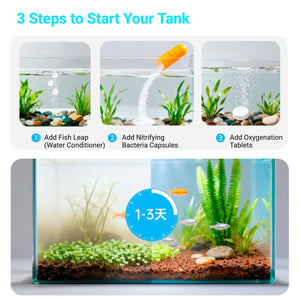 BESSN 3-in-1 Aquarium Water Conditioner Tablets for Fish Tanks