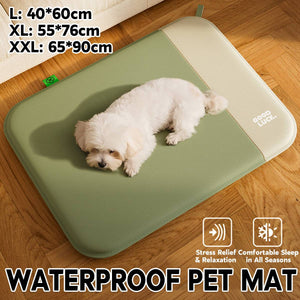 Waterproof Pet Mat With Removable Foam Core For All-Season Comfort