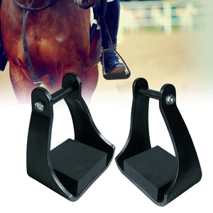 2PCS Lightweight Western Stirrup with Cushion Pads for Horse Riding