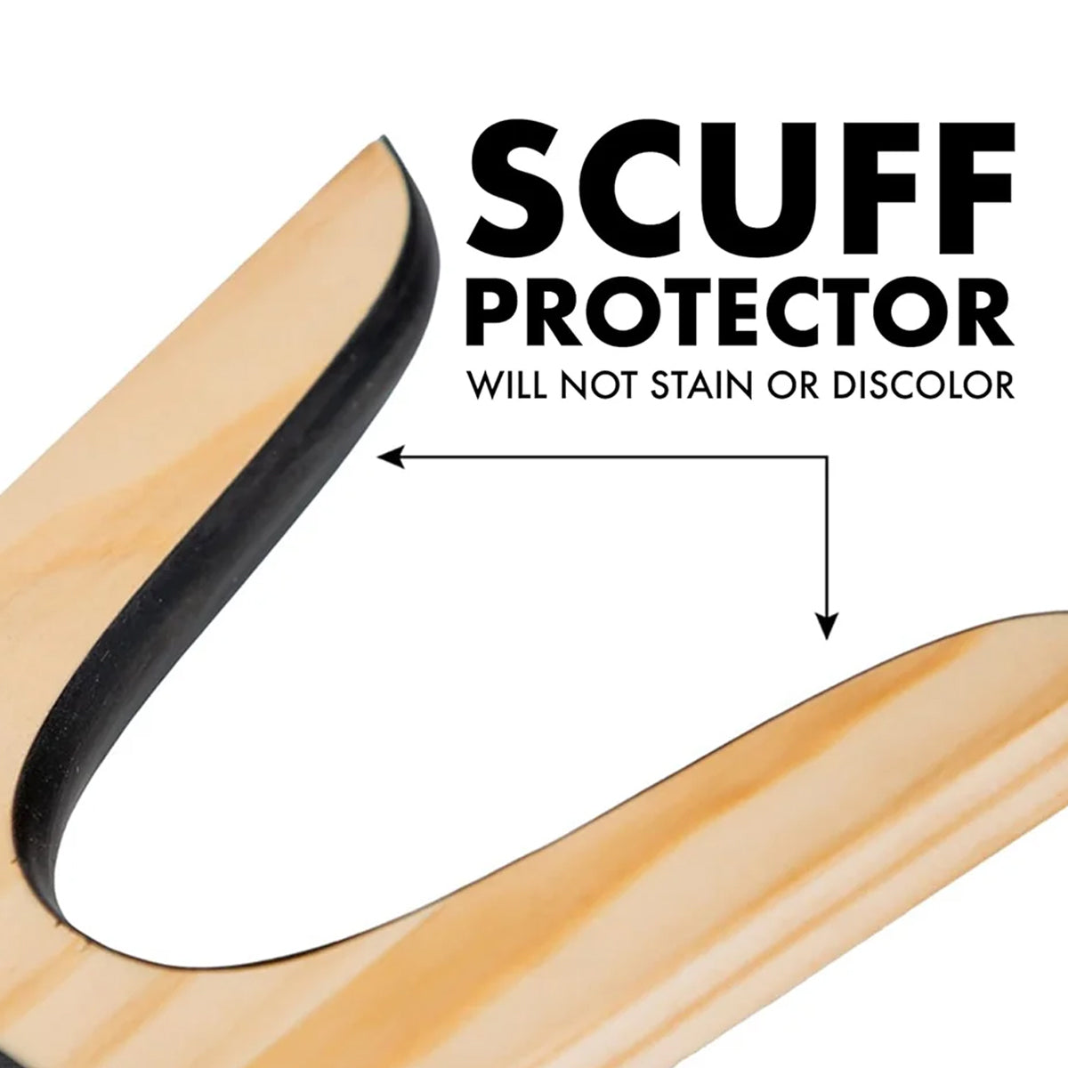 Wooden Boot Jack Remover With Heel Guard