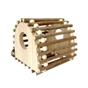Wooden Bird House for Parrots and Lovebirds