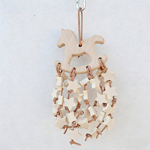 Bird Chew Toy Wooden Hanging Chew Skewers