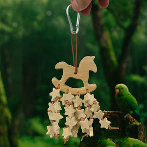 Bird Chew Toy Wooden Hanging Chew Skewers