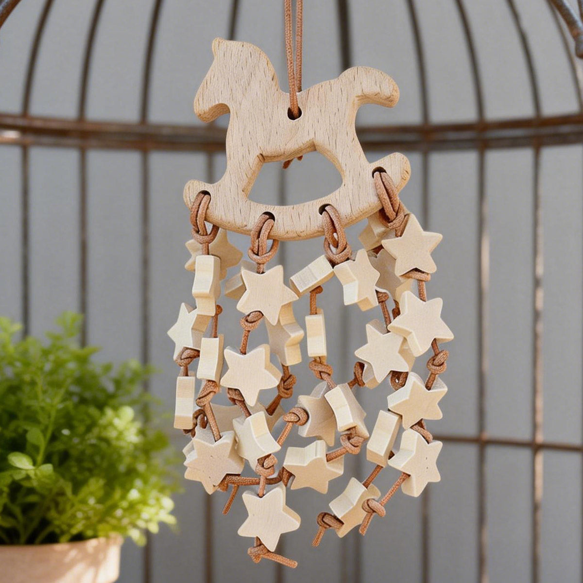 Bird Chew Toy Wooden Hanging Chew Skewers