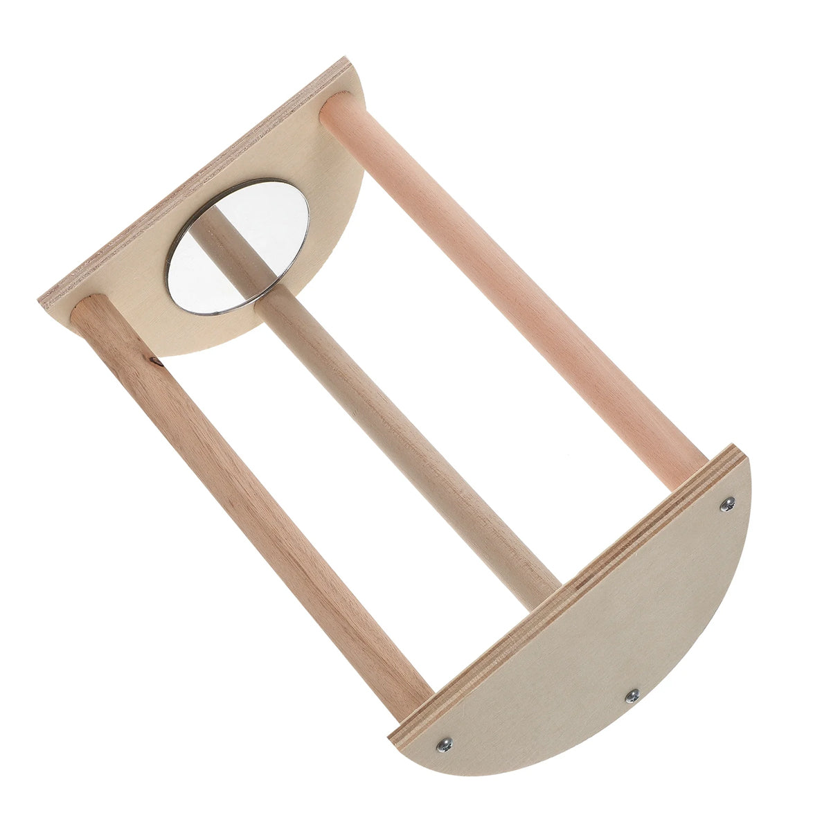Parrot Stand Pet Chicken Wooden Mirror Small Stand Chick Stand