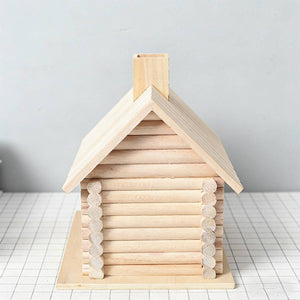 Wooden Bird Nest Outdoor Natural Bird House