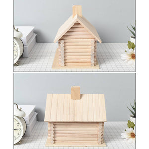 Wooden Bird Nest Outdoor Natural Bird House