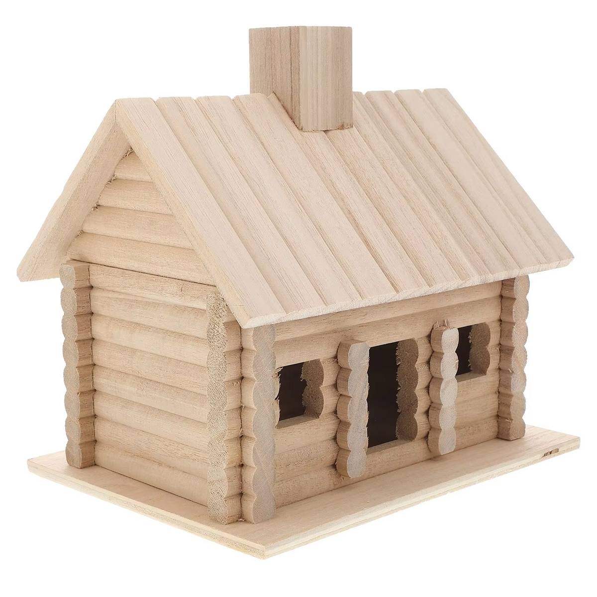 Wooden Bird Nest Outdoor Natural Bird House