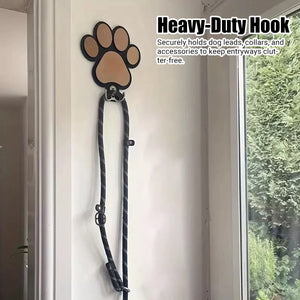 Pet Leash Wall Hook - Dog Rope Storage Hook for Hallways