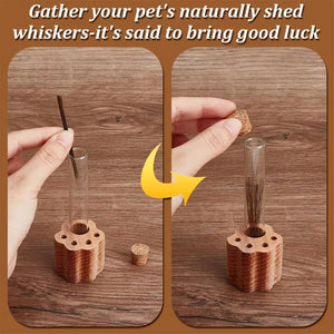 Wooden Pet Hair Keepsake Jar