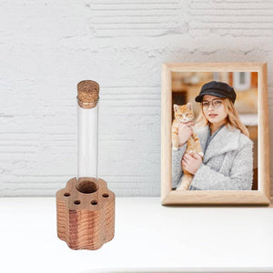 Wooden Pet Hair Keepsake Jar