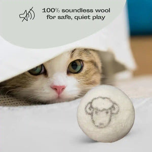 Wool Ball Cat Toy Bite-resistant Molar Self-relief Artifact For Pet Cat Tease Stick Kitten Kitten Toy