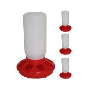 Chicken Feeder Trough Plastic Mesh Connectable Poultry Feed Trough for Coop Use