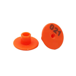 100PCS Numbered Animal Ear Tags Round Plastic