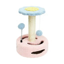 Flower Cat Climbing Frame with Trackball and Scratching Post