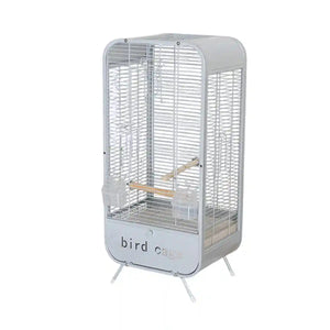 Parrot Cage Modern Metal Bird Cage with Stand and Easy-Clean Tray